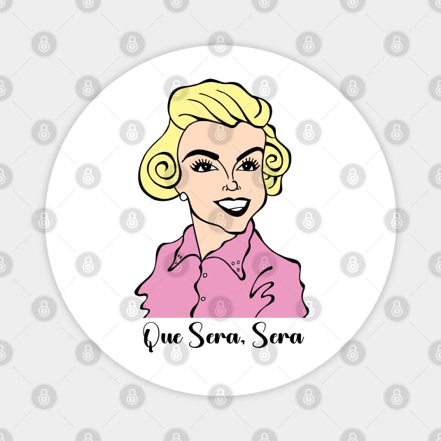 DORIS DAY FAN ART Magnet by cartoonistguy